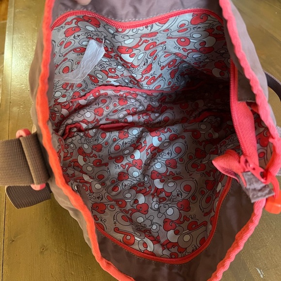 Reebok Mauve Pink Puffer Quilted Crossbody Bag Y2K - Picture 3 of 6